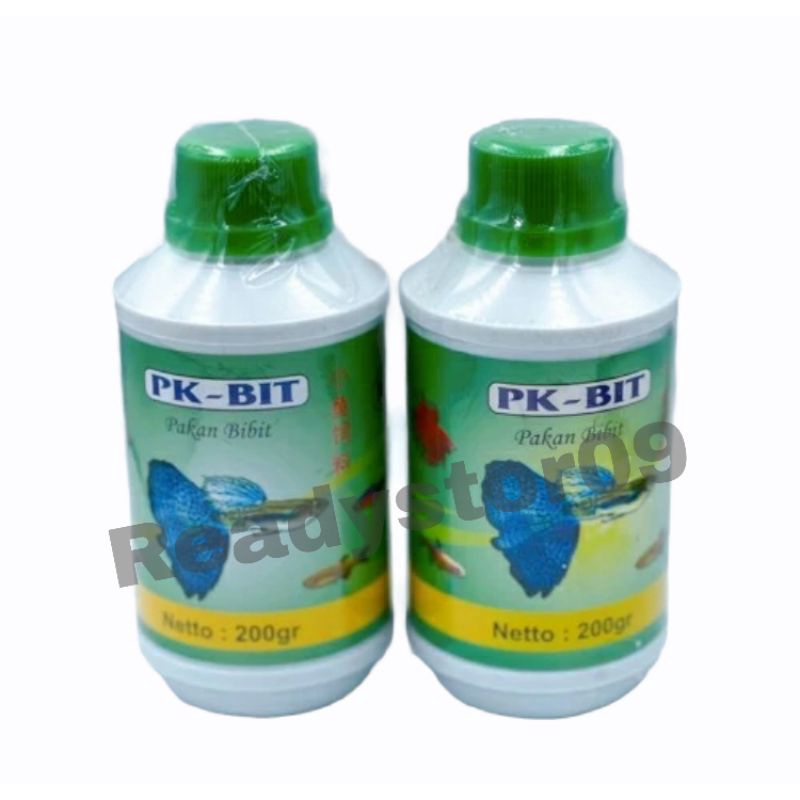 Pelet PK-BIT M / pk bit m pakan ikan hias kecil 200gr netto