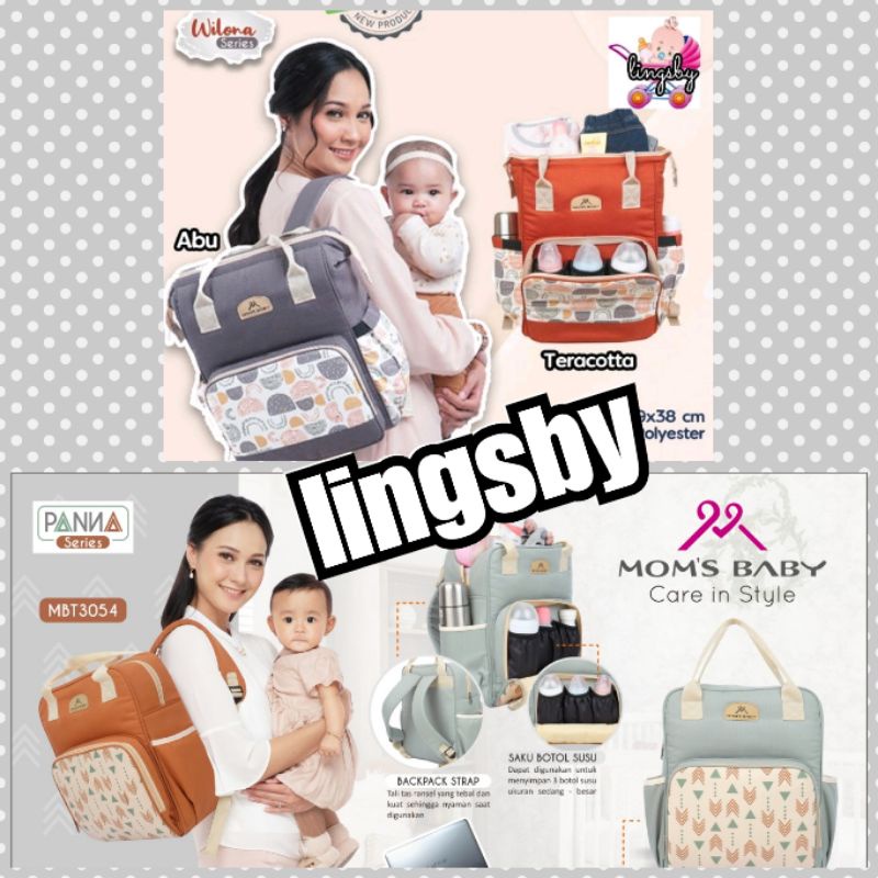 Mom's baby tan ransel bayi wilona series