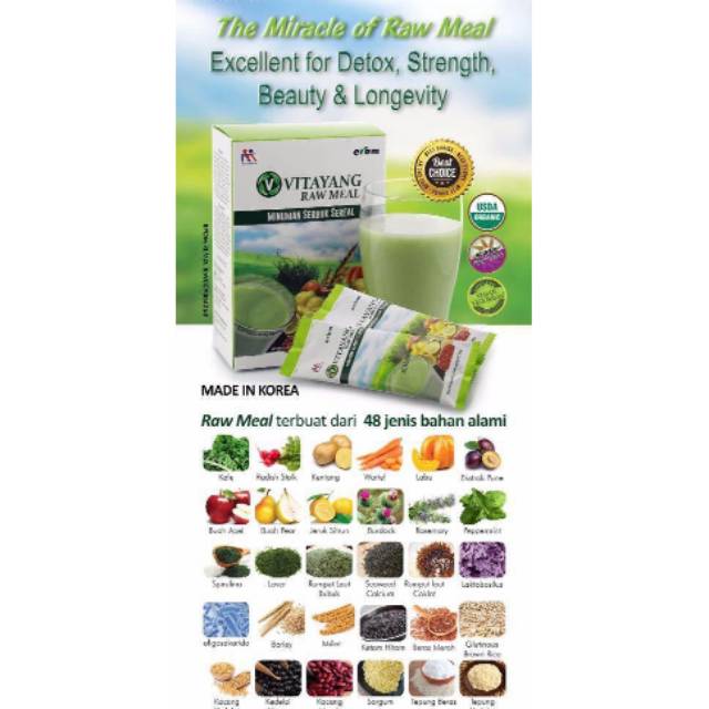 

vitayang raw meal minuman kesehatan