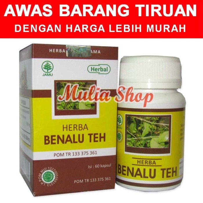 

ORIGINAL MURAH Kapsul Benalu Teh Herbal Indo Utama