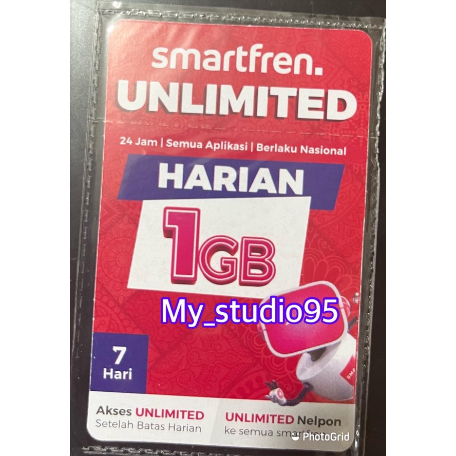 Voucher Smartfren Unlimited 7Hari