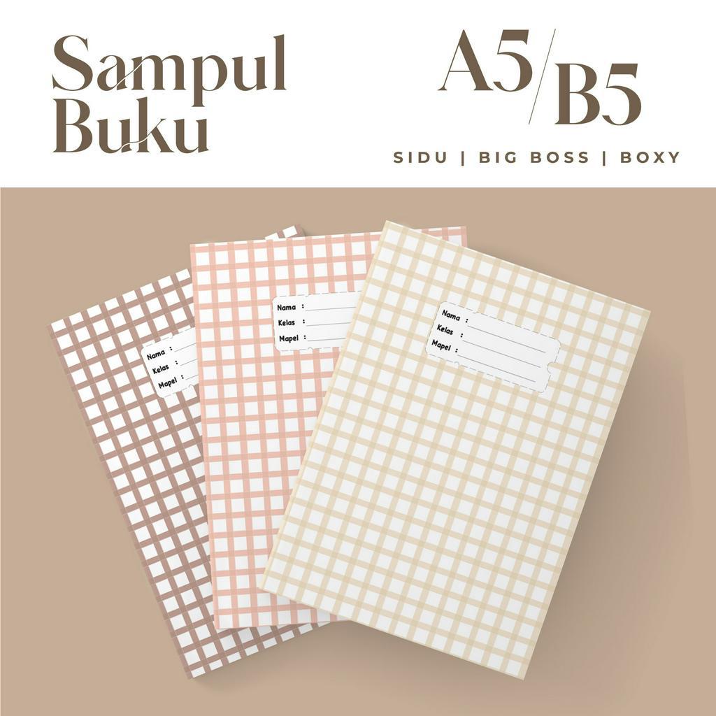 

PROMO SAMPUL BUKU BOOK COVER A5/B5 GRID | ptrshop.id