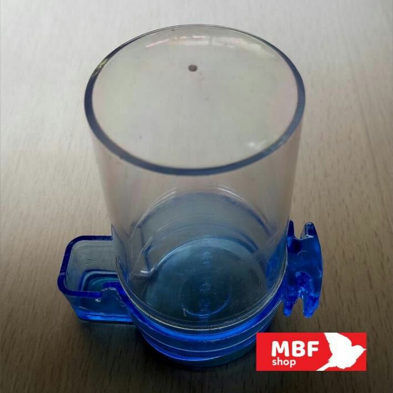 Dispenser cepuk tabung minum/makan burung