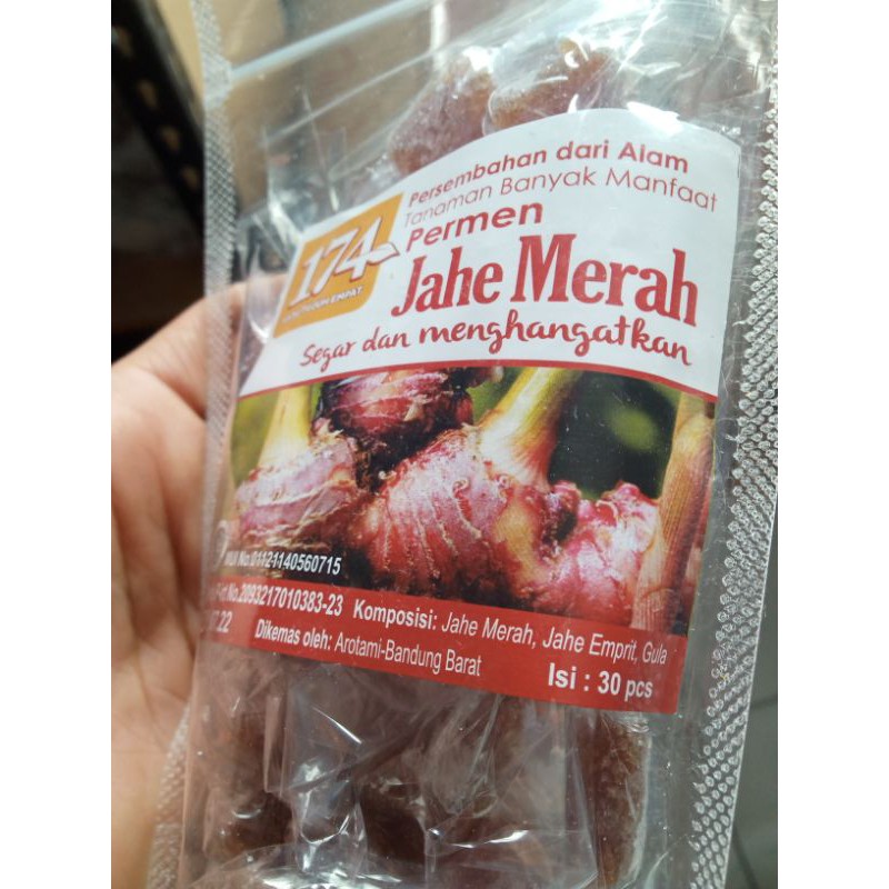 

PEREMEN JAHE MERAH SEGAR DAN MENGHANGATKAN 174 SATU TUJUH EMPAT GINGGER CANDY