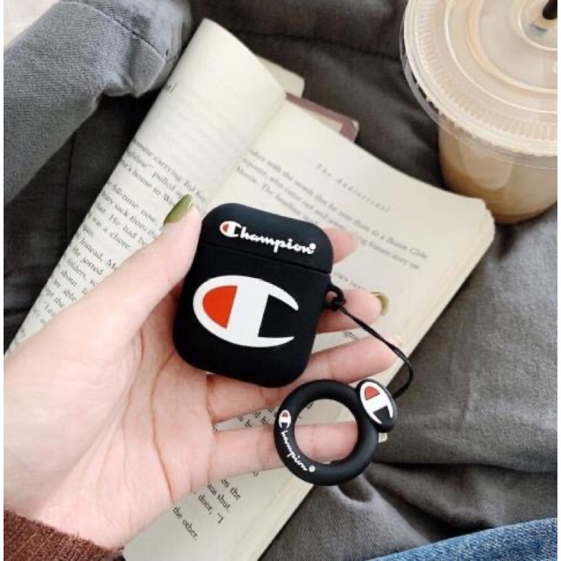 case airpod champ ion tipis simple casing lucu unik mewah