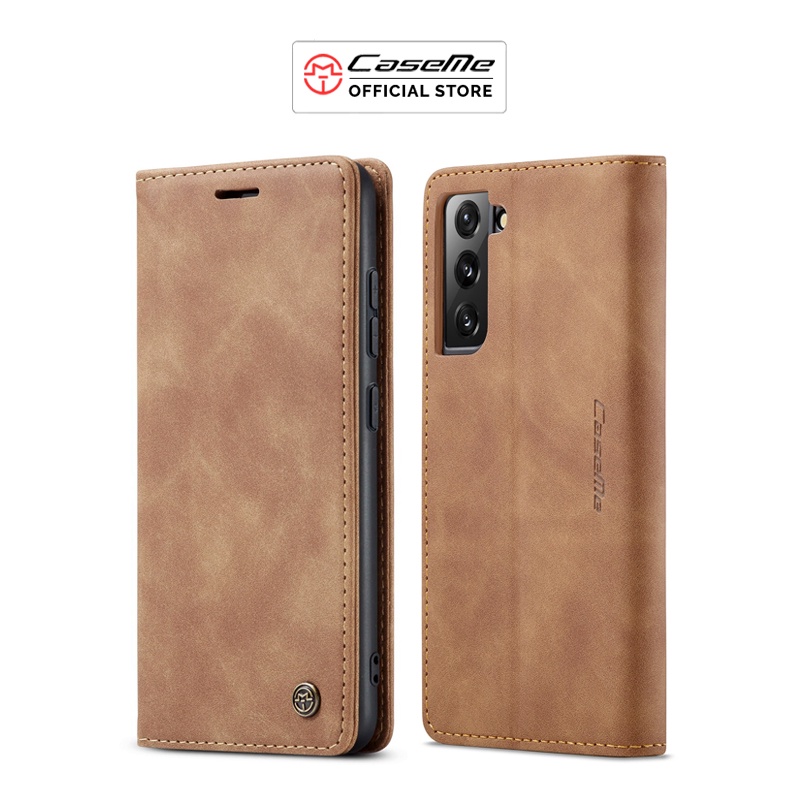 Caseme Samsung S22 S22 PLUS ULTRA Casing Flip Leather Wallet Premium Tahan Benturan