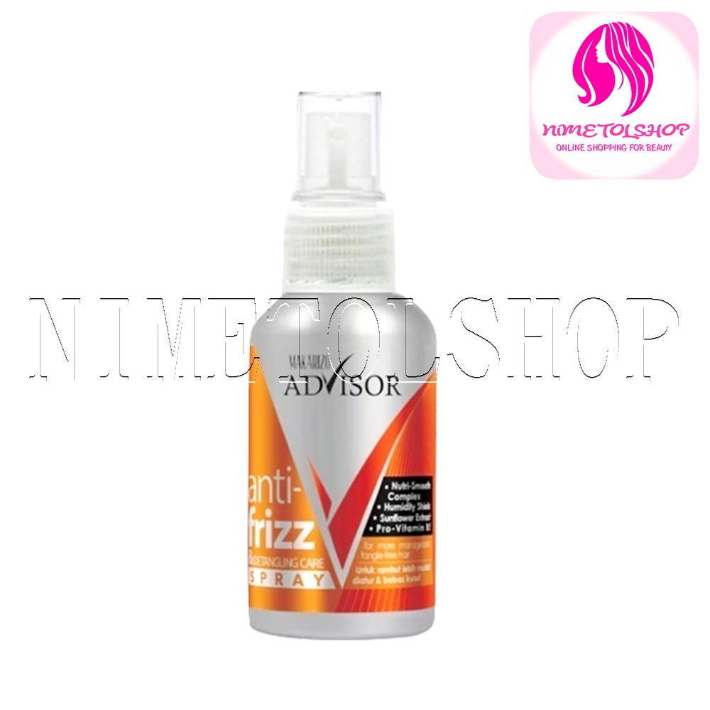  MAKARIZO  Advisor Anti Frizz 70ML Vitamin  Rambut  Kering 