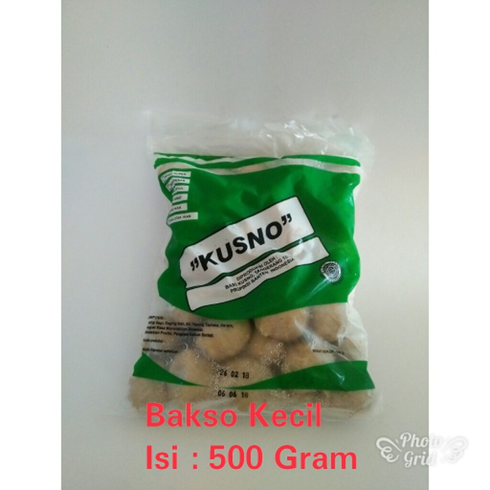 

Bakso Sapi Kecil Daging Sapi Pak Kusno 500 Gram