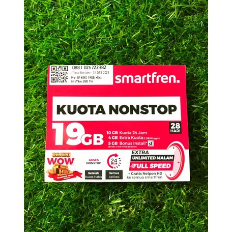 PAKET DATA INTERNET PERDANA SMARTFREN KUOTA NONSTOP - 10GB NONSTOP
