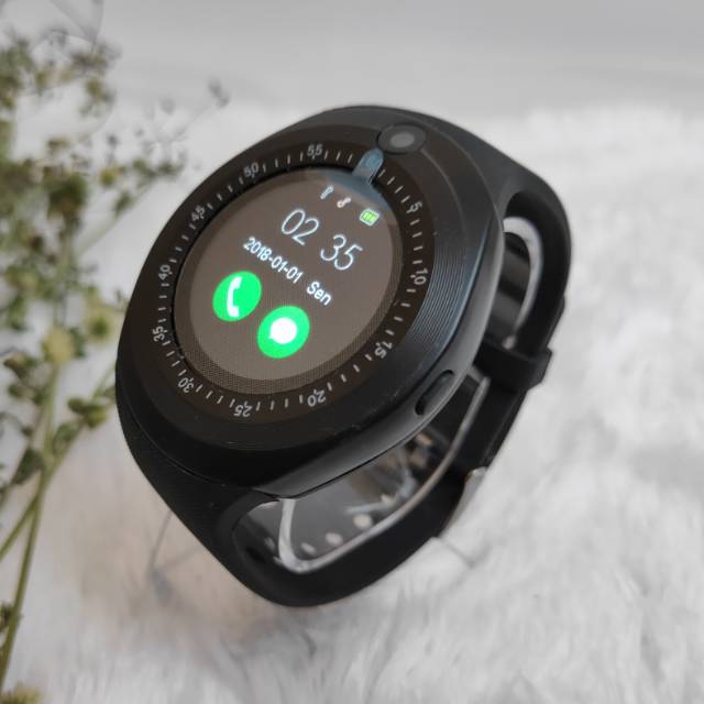 MURAH Smartwatch Y1 telpon,sms,wa BONUS kartu perdana Jam tangan pintar imoo