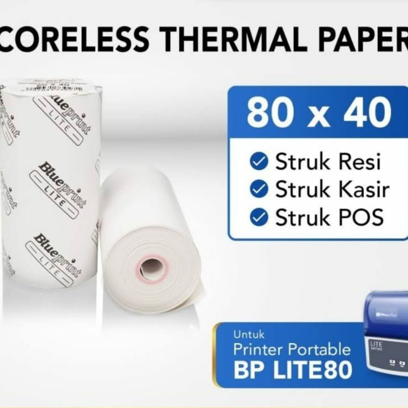 

kertas termal 80 x 40 per pc #