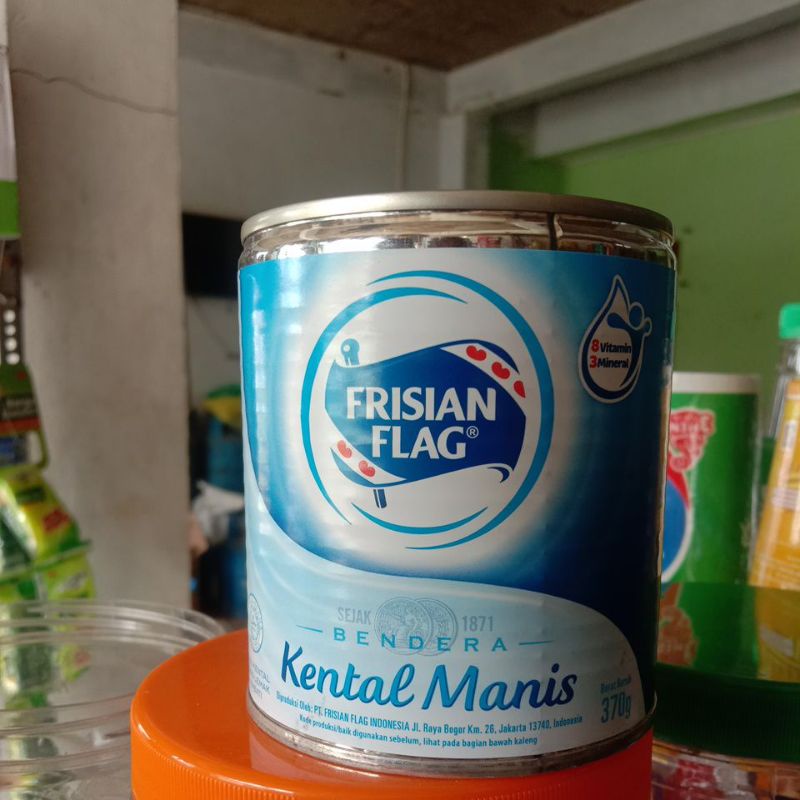 

Susu Frisan flag putih kaleng 370g