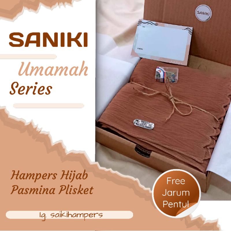 

SAIKI HAMPERS PREMIUM Umamah Series |gift box|hadiahwisuda|kadoultah