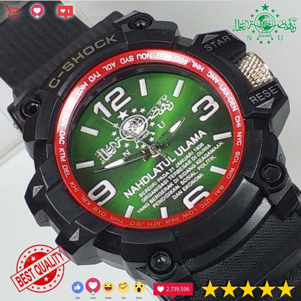 (SPECIAL EDITION) JAM TANGAN NAHDLATUL ULAMA {LIST MERAH}