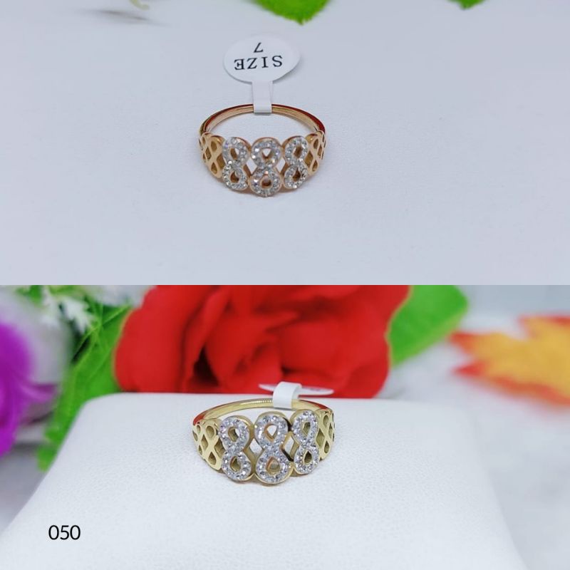 Cincin Titanium Permata terbaru 048-050