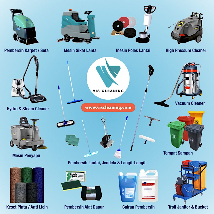 Paket A Cleaning Service (Polisher Lantai + Vacuum Cleaner) - Promo