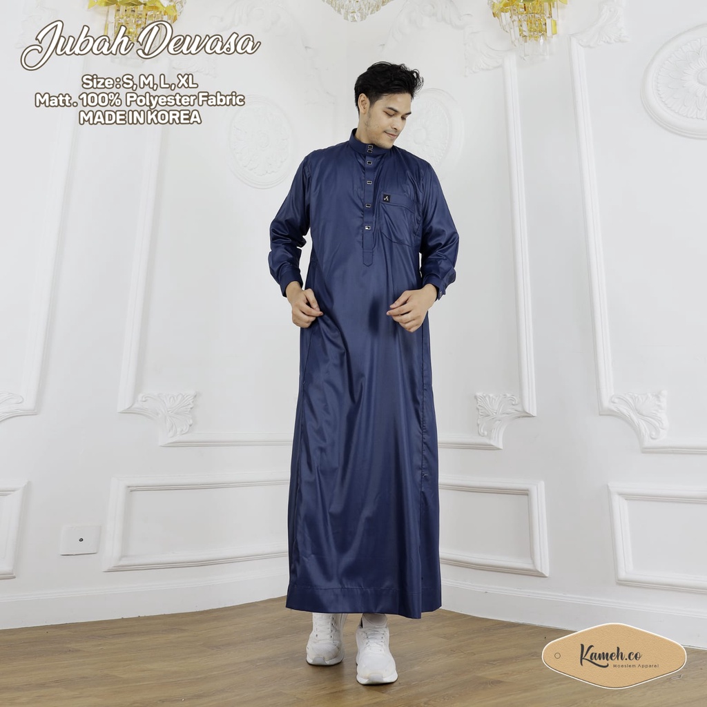 jubah ar-rias warna navy