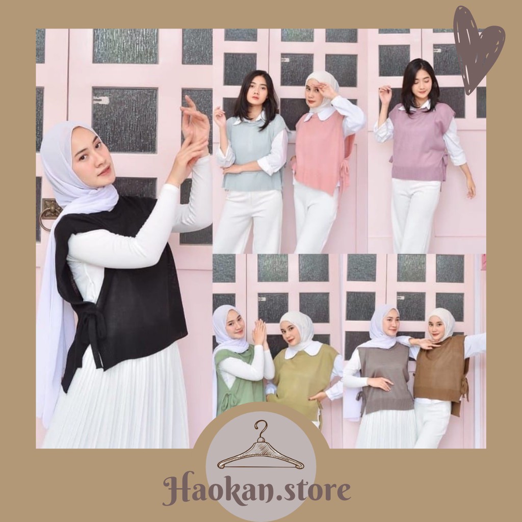 VEST TALI ANDIN /ROMPI RAJUT VEST TALI PREMIUM TEBAL