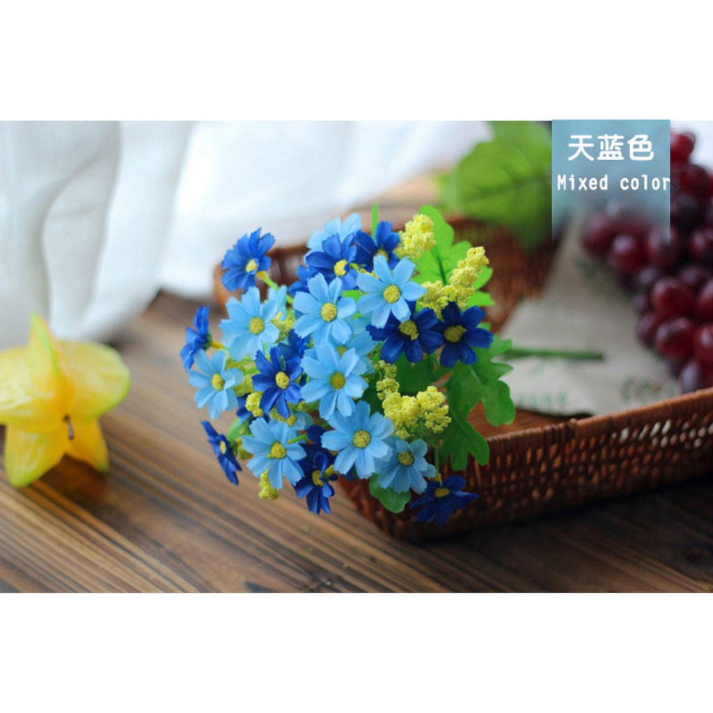 MYSTYLE BUNGA PLASTIK KRISAN C28 1 TANGKAI = 20 PCS BUNGA HIAS ARTIFICIAL BUNGA ARTIFISIAL MURAH-6