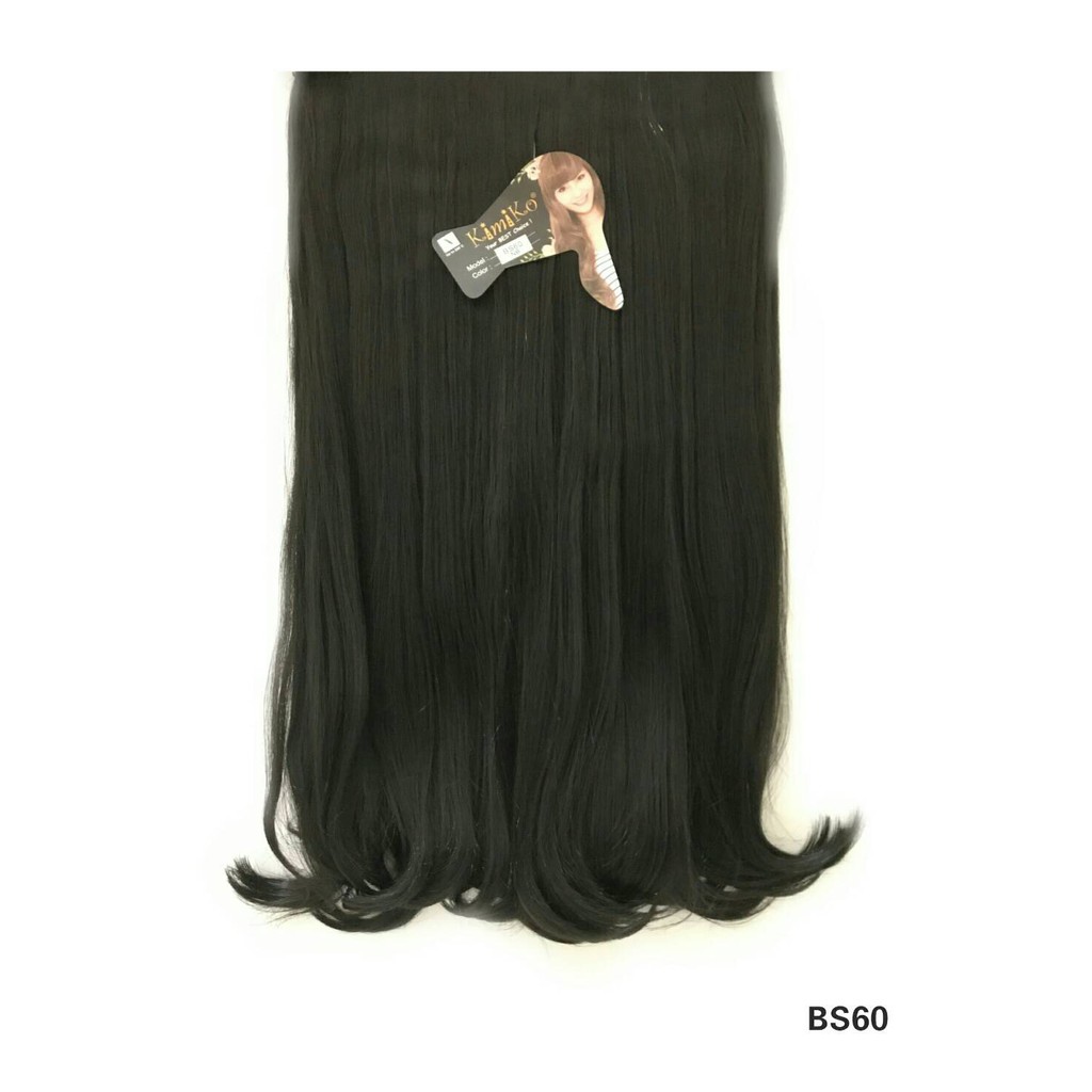 Kimiko hairclip big layer straight / lurus 60cm fullhead