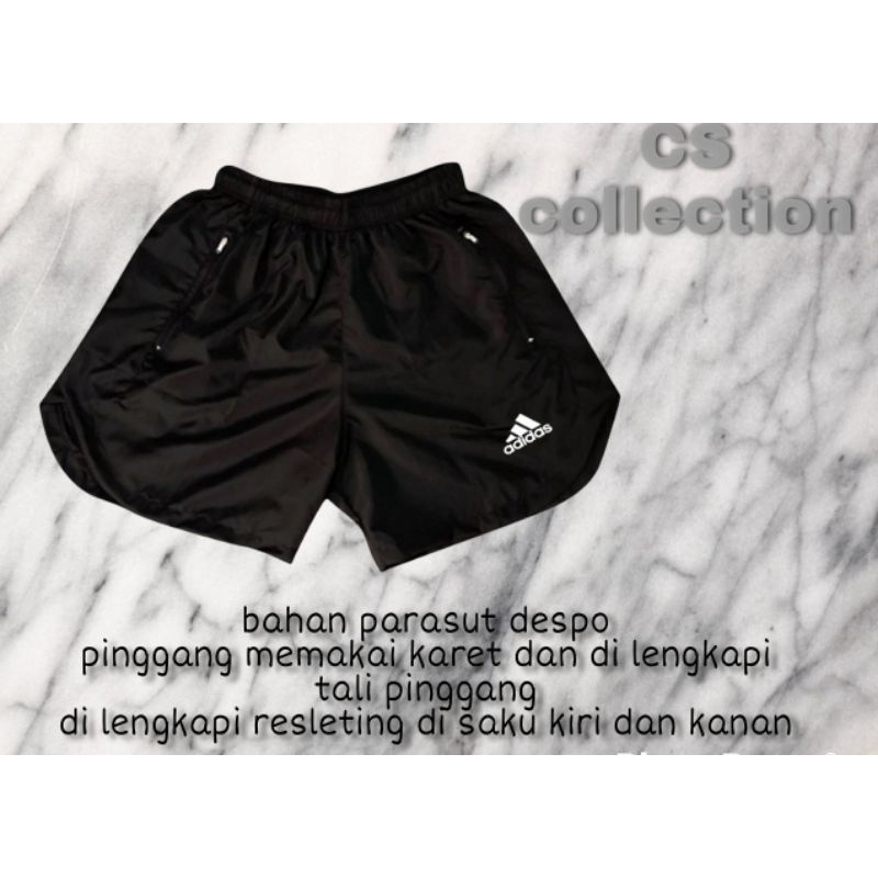 Celana running parasut pria pendek COD //celana running (Adidas) /celana lari, (Adidas) , celana par