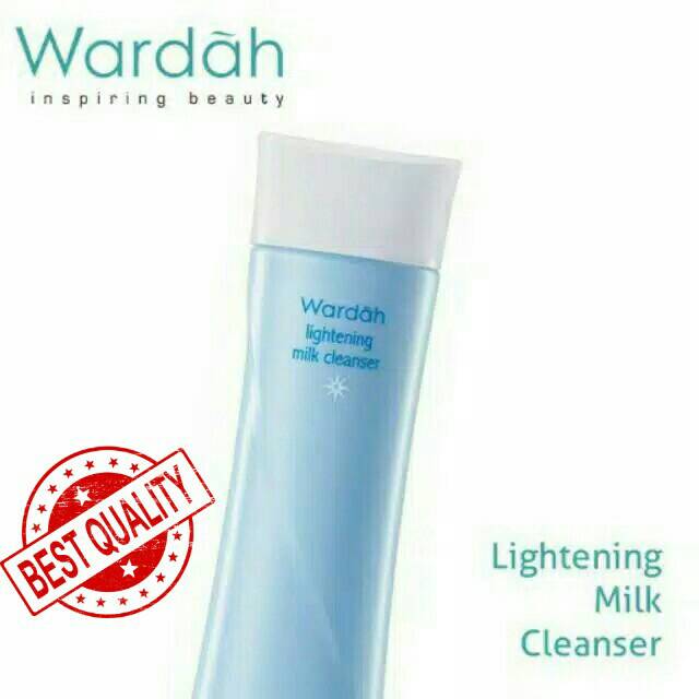 Wardah Lightening Milk Cleanser / Wardah / Pembersih wajah / Perawatan wajah / Kecantikan