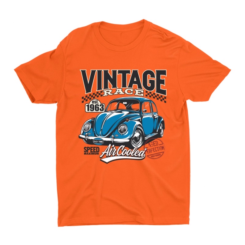 Tshitrallday Kaos Premium Unisex Pria &amp; Wanita bisa Oversize 100% Cotton Combed GRAPHIC VINTAGE RACE