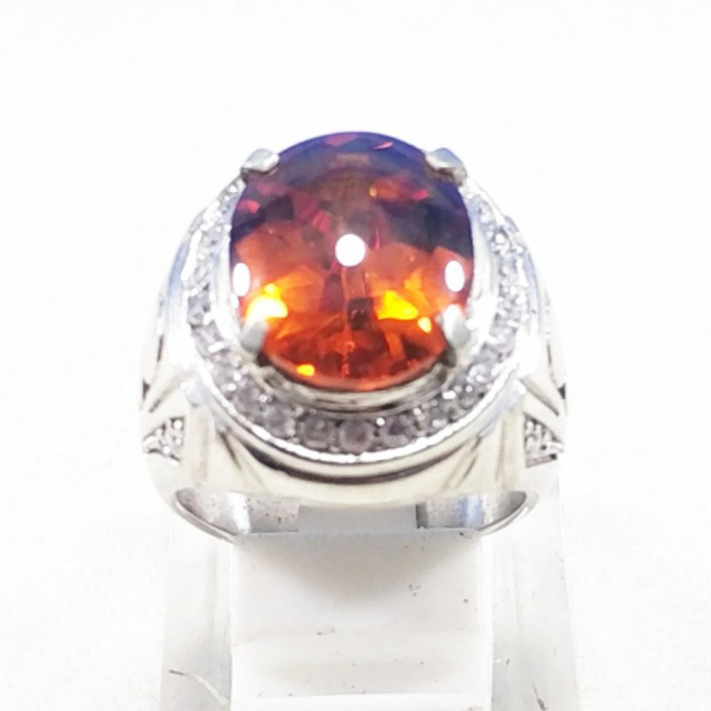 CINCIN BATU AKIK PERMATA FIRE OPAL LUSTER API MENYALA SIZE KANTORAN TERMURAH DAN BEST QUALITY !!!