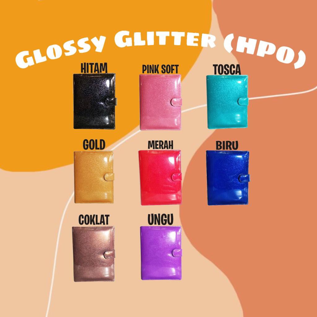 

GLOSSY GLITTER HPO A5 B5 Ready Stock