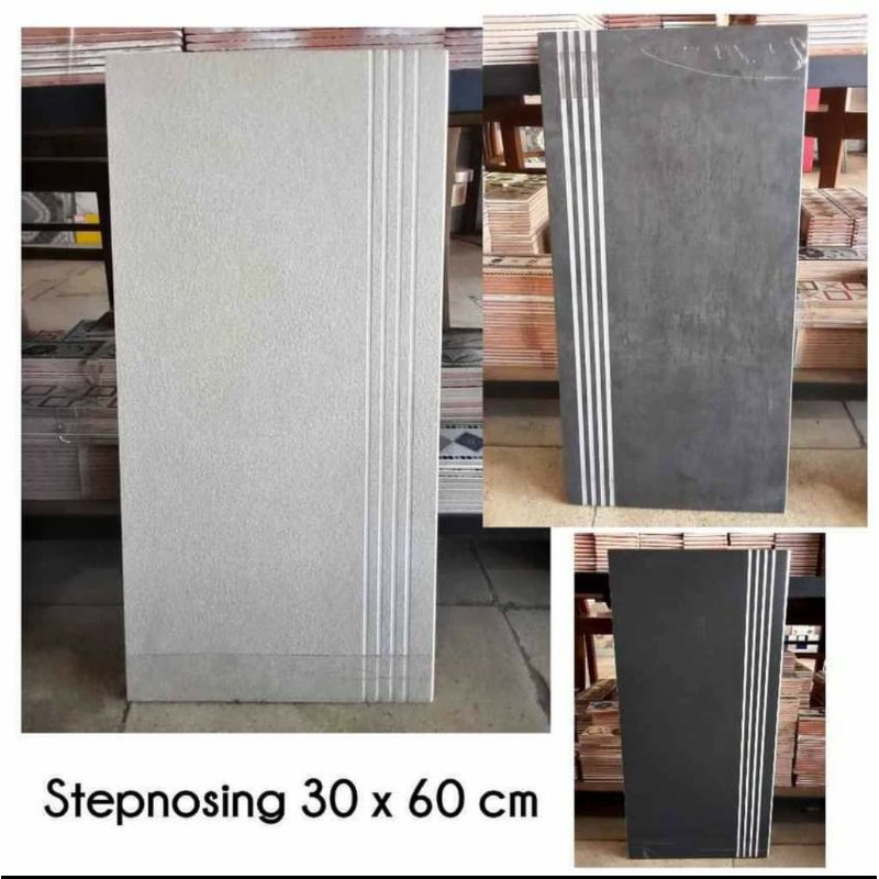 Stepnosing Granit Tangga Matte atau Kasar 30x60