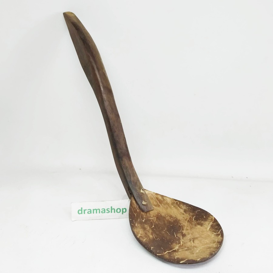 Sendok centong irus ledel ladel Ladle sayur batok kelapa mini kecil