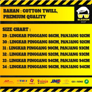  Celana  Panjang Semi Formal Big Stripe Navy celana  kekinian  