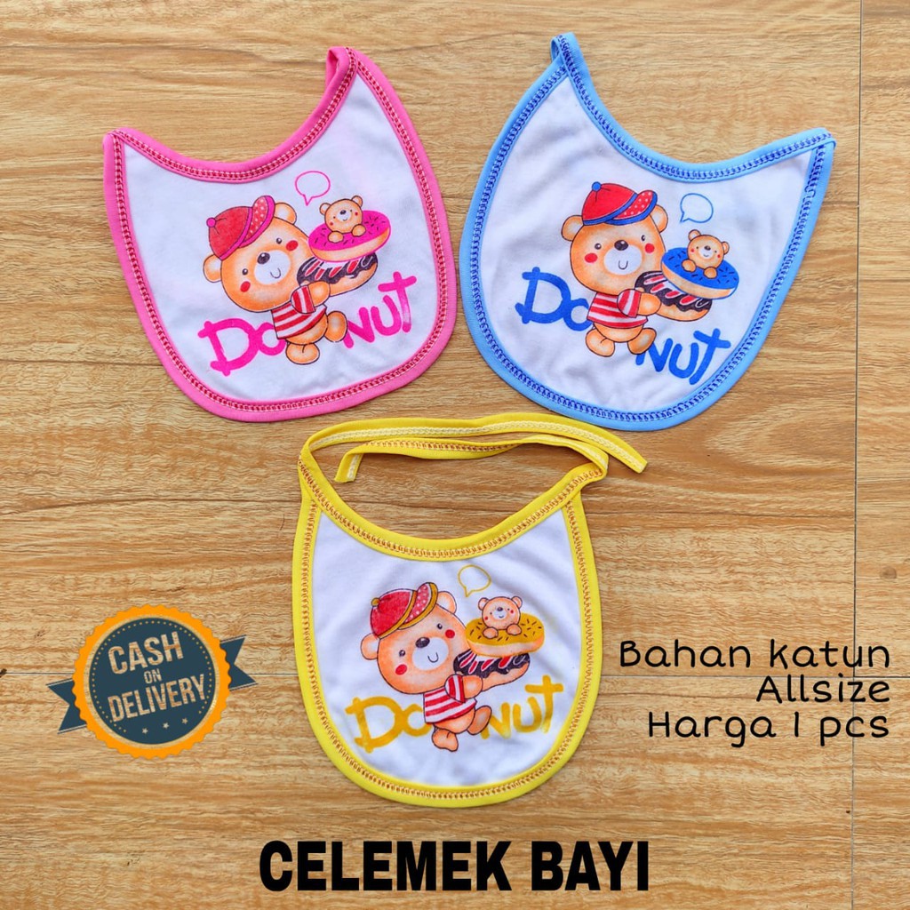 Celemek bayi Slabber bayi motif lucu