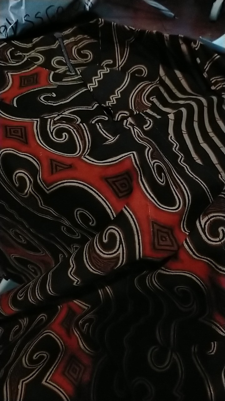 Tunik Batik Modern Coklat Terbaru M-jumbo