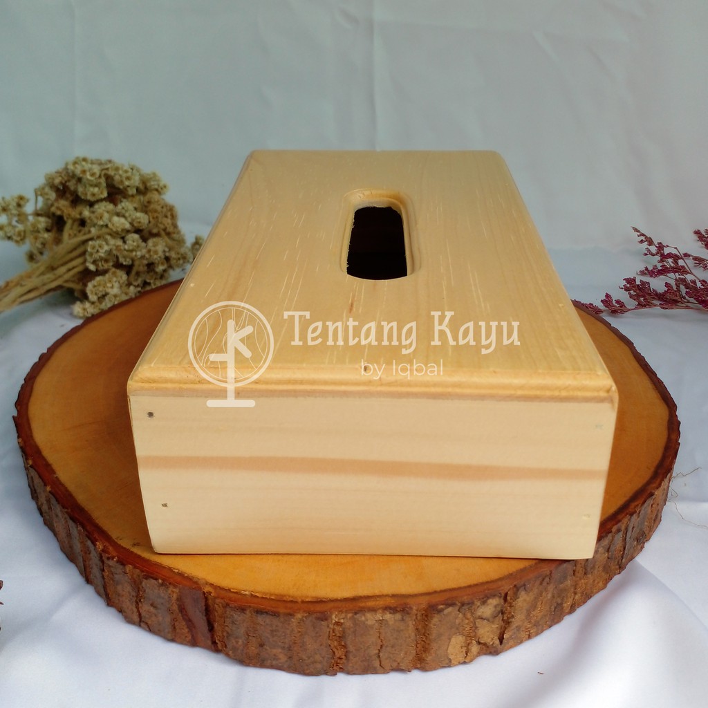 Jual Tempat Tisu Kayu Pinus / Kotak Tissue Kayu Pinus / Tissue Box ...