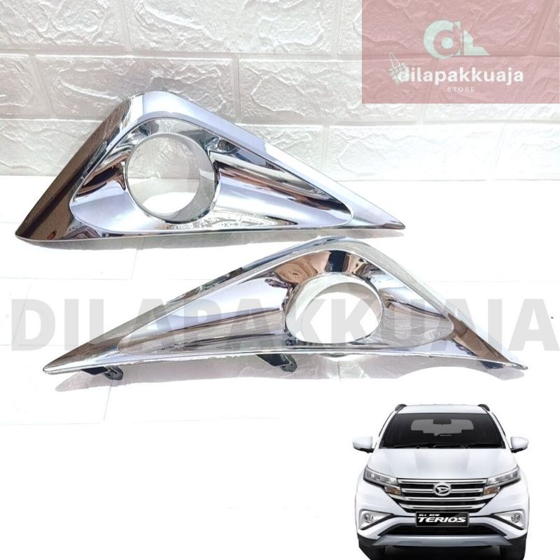 Cover Ring Foglamp All New Rush Terios 2018 Up Lampu Kabut All New Terios Rush