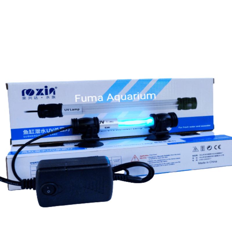 ROXIN UVC 5watt Lampu UV Celup Sterilisasi Anti Lumut,Anti Bakteri