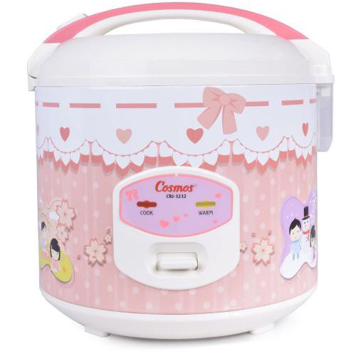 COSMOS CRJ-3232 Rice Cooker  2 Liter / Magic Com 400 W anti lengket 3in1 masak menghangatkan kukus