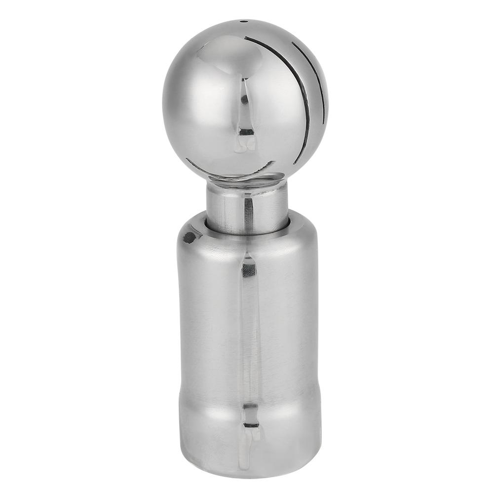 Fixed 1pc Sanitary Stainless Steel 304 Tank Spray Cleaning Ball Fixed// Rotary 360/° CIP Cleaning 1//2 BSP Threaded Female Connection with Cleaning Diameter 1m-6m