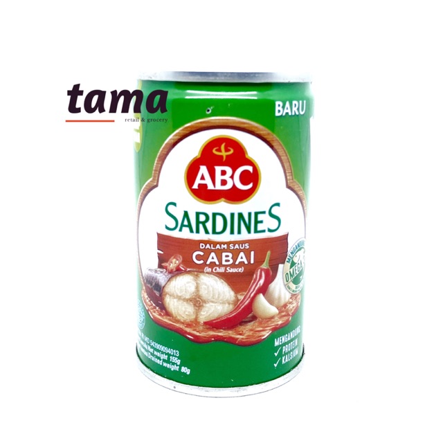 

Sardines ABC Kecil - Per Kaleng - 155g