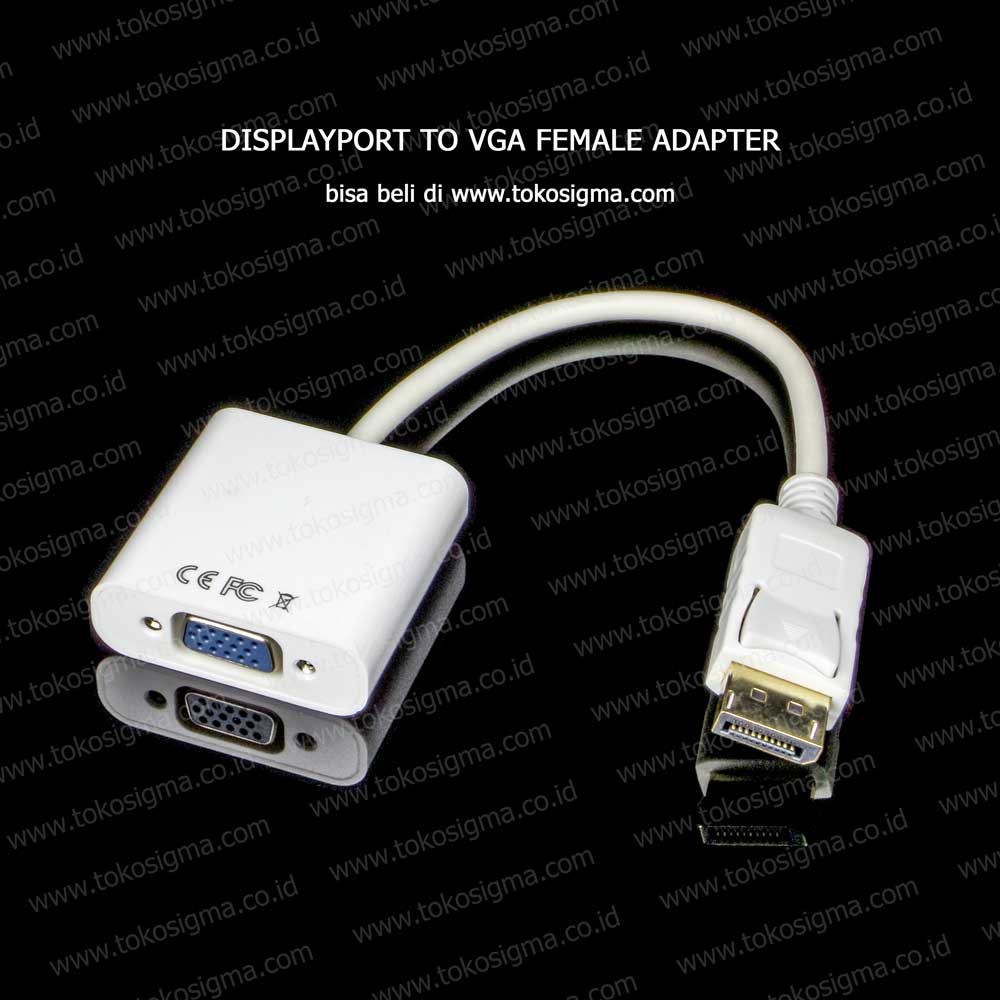 DISPLAYPORT male DP TO VGA D-sub female CABLE ADAPTER