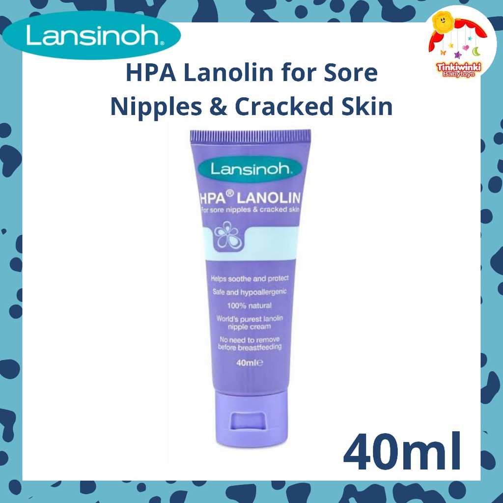 LANSINOH HPA Lanolin for Sore Nipples &amp; Cracked Skin 40ml
