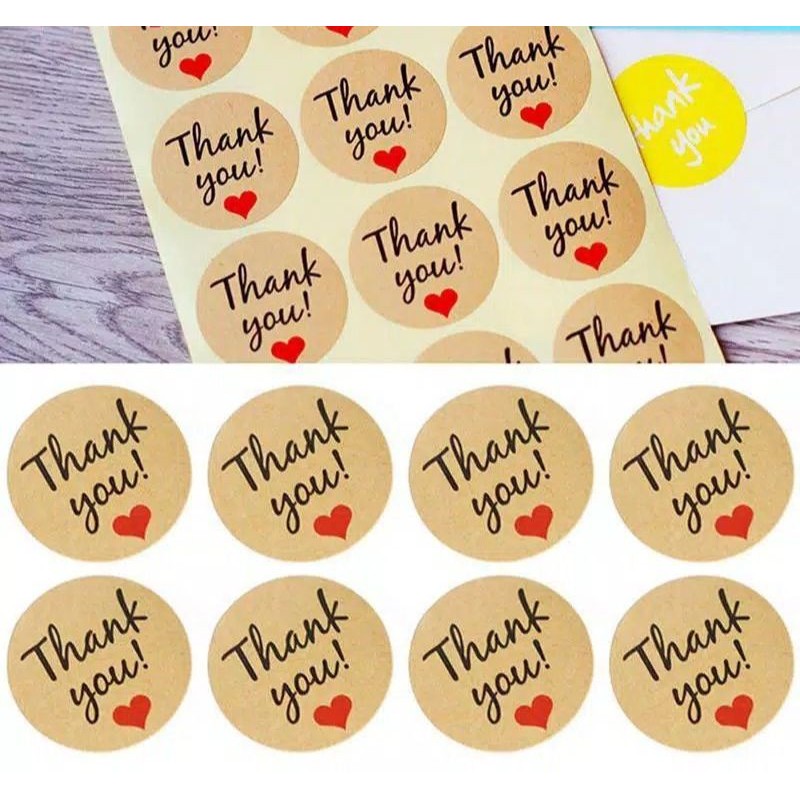 Stiker Thank you / Stiker Hampers