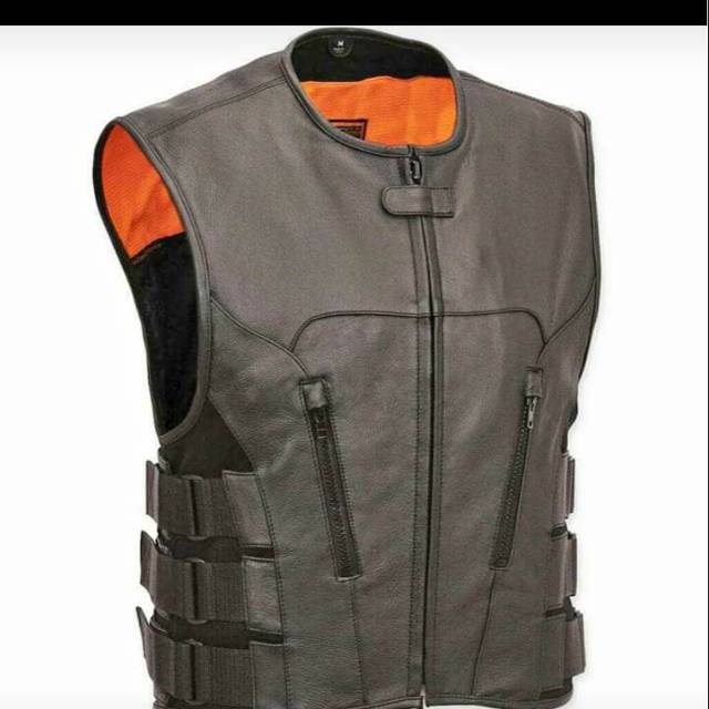 Rompi kulit asli/rompi kulit pria,rompi terlaris