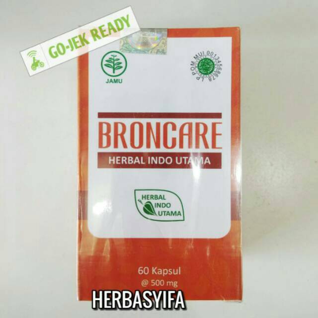 HIU BRONCARE - KAPSUL BRONKAS - HERBAL BRONKHITIS