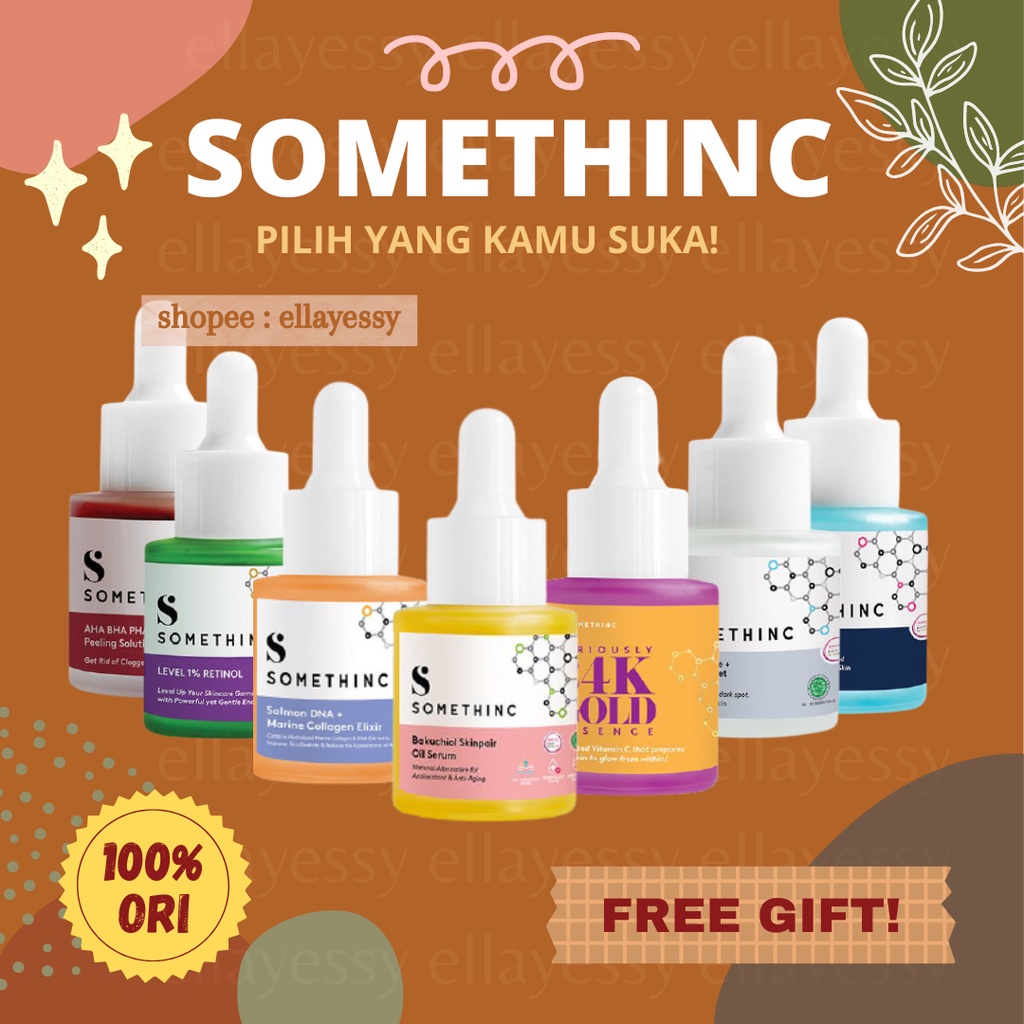 Somethinc Serum Series [Niacinamide 5%/HYAluronic/Bakuchiol/AHA BHA PHA/Salmon/Retinol 1%/24K Gold]