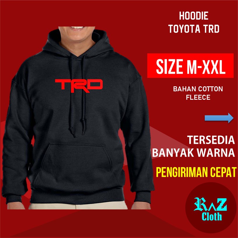 Switer Cowok Keren Toyota TRD Sportivo Otomotif Hudie Pria Baju Hangat Pria Jaket Remaja Cowok