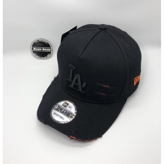 TOPI LA FRAME DAMAGE KUALITAS PREMIUM / Topi sobek premium