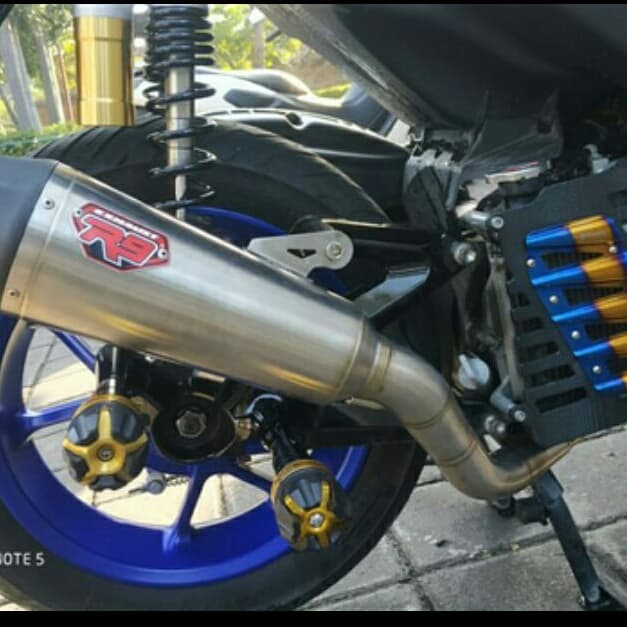 New Arrival - Knalpot R9 Alpha Racing Nmax Aerox Asli Ori R9 With Db Killer