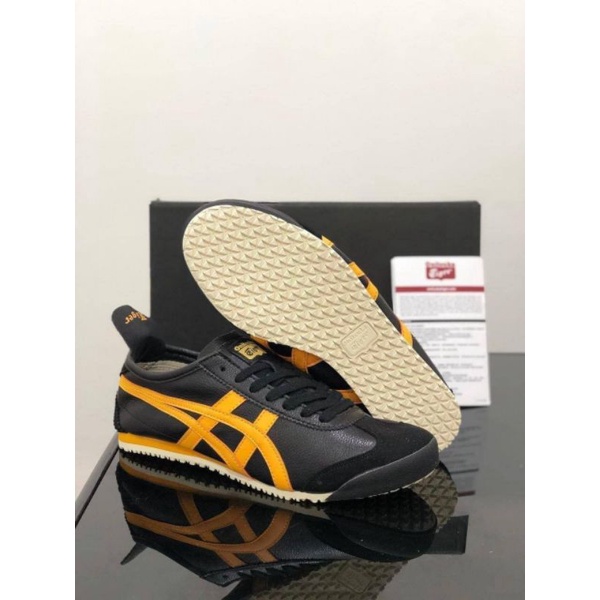 onitsuka tiger black orange